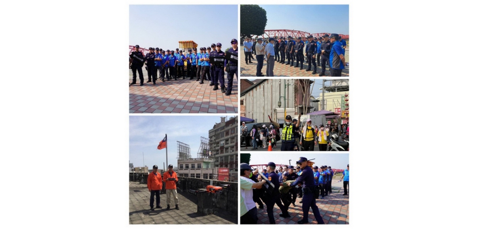 大甲媽祖來遶境賜褔維安組編「特殊警力護轎大隊」保駕(圖)