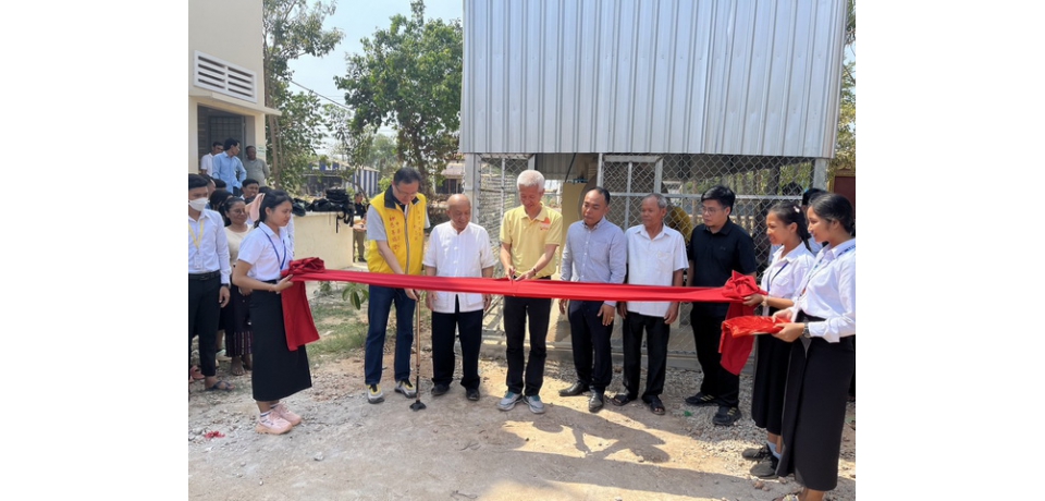 Taiwan can help!! 暨大USR跨國改善柬埔寨民生用水(圖)