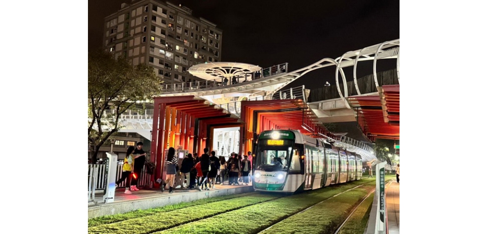 高雄輕軌試辦「深夜加班區間車」服務再升級(圖)