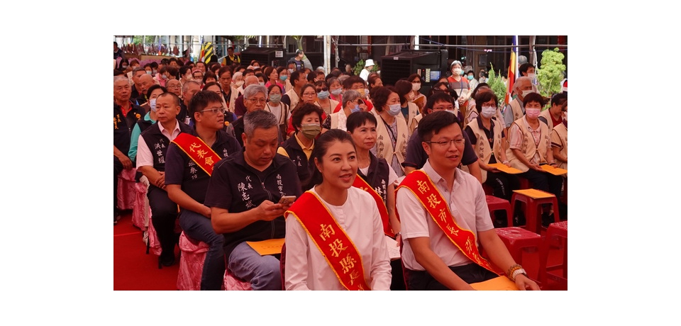 南投市綠美橋舉辦超渡大會　祈福消災解厄發心贊普1101桌(圖)