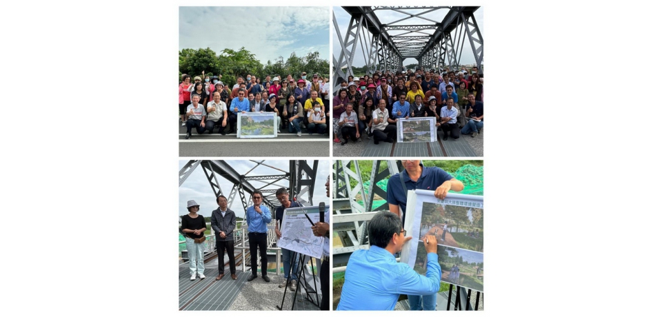 劉建國邀水利署視察國際標案虎尾潮韌性城鎮水岸縫合整體(圖)