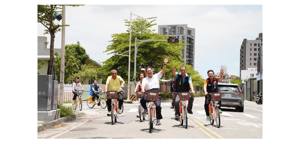 歡慶YouBike騎進新埔 新竹縣長楊文科宣布全縣2個月前30分鐘免費(圖)