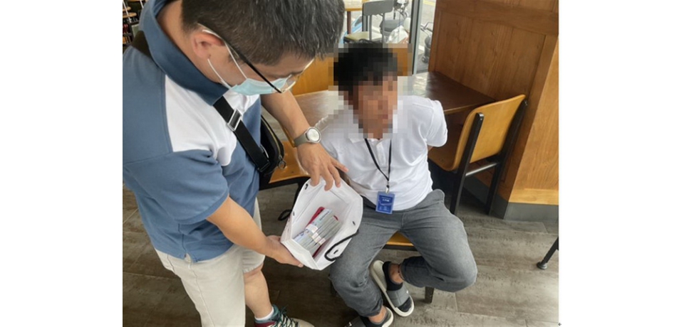 假冒投資專員約喝咖啡面交 遭彰化縣員林警分局埋伏逮獲(圖)