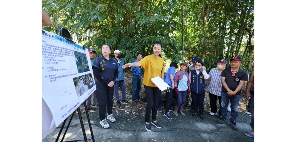 南投縣政府斥資約1700萬元　改善國姓草屯多處道路及護岸(圖)