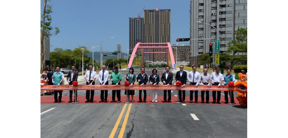 高雄市第107期公辦市地重劃區龍德東路通車 翻轉工業市容打造串連博愛路、自由路與民族路之交通動脈(圖)