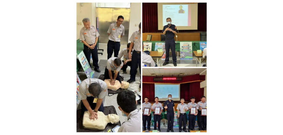 雲林縣斗南警分局辦理民防常年訓練頒發熱心服務獎項 課程活潑互動熱絡(圖)