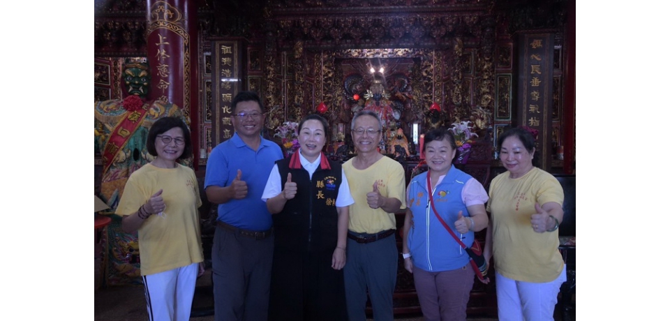 徐榛蔚率縣府團隊參拜鳳林鎮及壽豐鄉各宮廟 為花蓮祈福保佑災後經濟產業復甦(圖)
