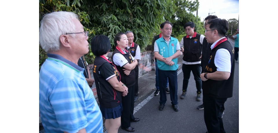 花蓮縣長徐榛蔚會勘鳳林鎮排水系統 積極改善地方基礎建設(圖)