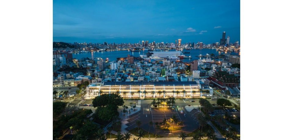 旗津海岸新地標 高雄旗后觀光市場整體外牆修繕完工 與絕美夕陽共同迎接旗津風箏節以及暑期觀光季(圖)