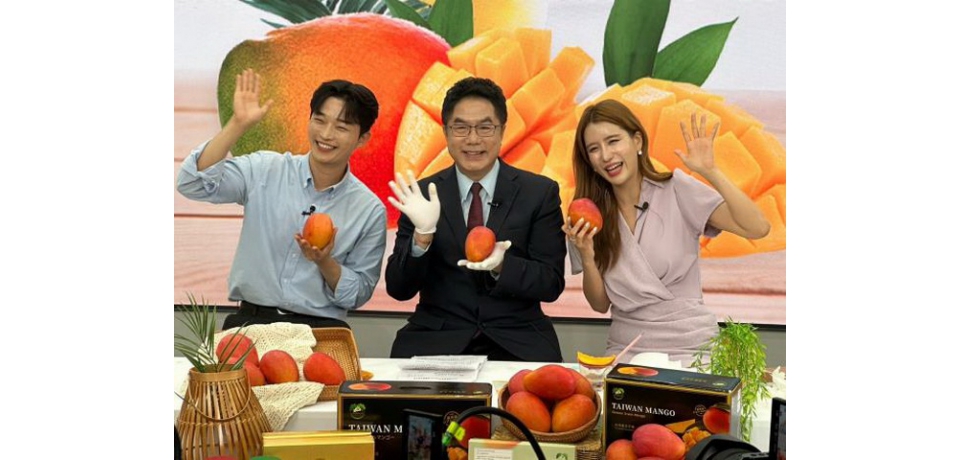黃偉哲快閃韓國行銷台南愛文芒果 台南知名度大幅提升(圖)