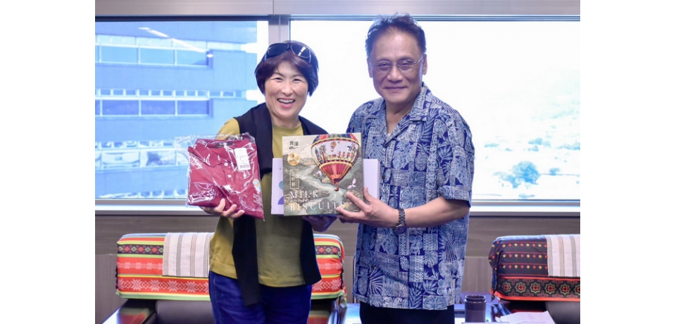 中央地方緊密合作 台東縣長饒慶鈴拜會原民會新任主委曾智勇(圖)