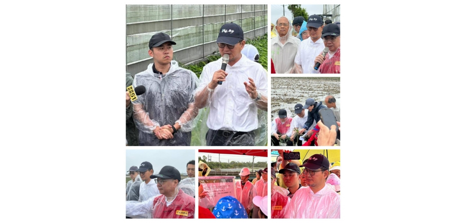 行政院長卓榮泰視察元長、斗南大湖口溪 劉建國防洪標準農損 盼補助寬標準(圖)