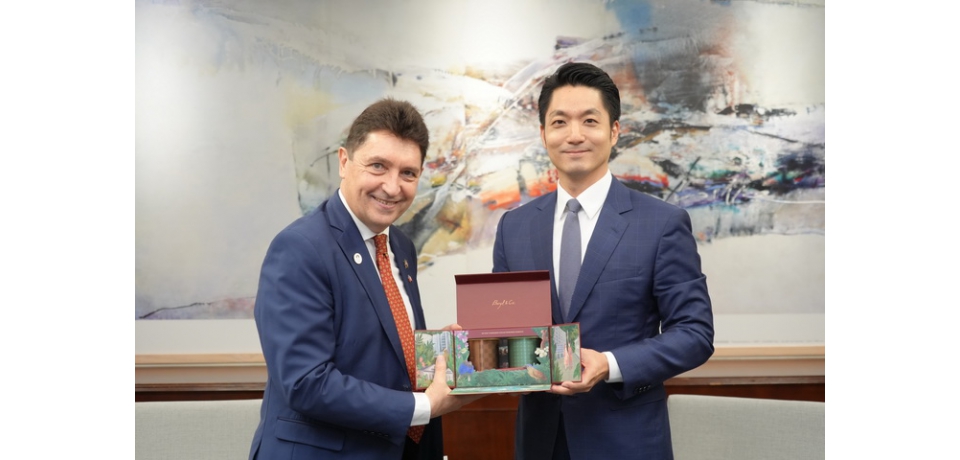 蔣萬安會面法國參議院外交暨國防委員會副主席卡迪克 暢談臺法教育文化交流合作(圖)