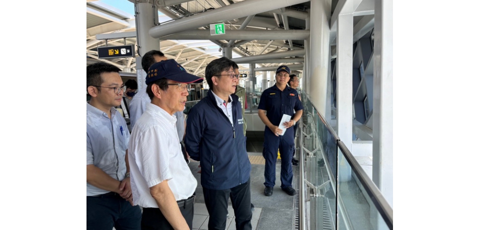 高雄市副市長林欽榮視察捷運岡山路竹延伸線 期許捷運建設一棒接一棒(圖)
