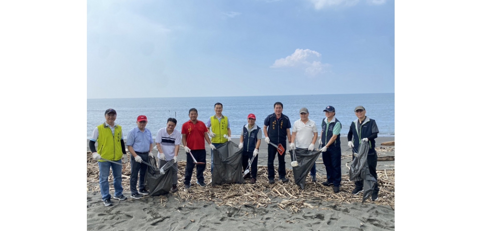 大林發電廠淨灘做公益 恢復高雄沿海地區海岸線潔淨(圖)