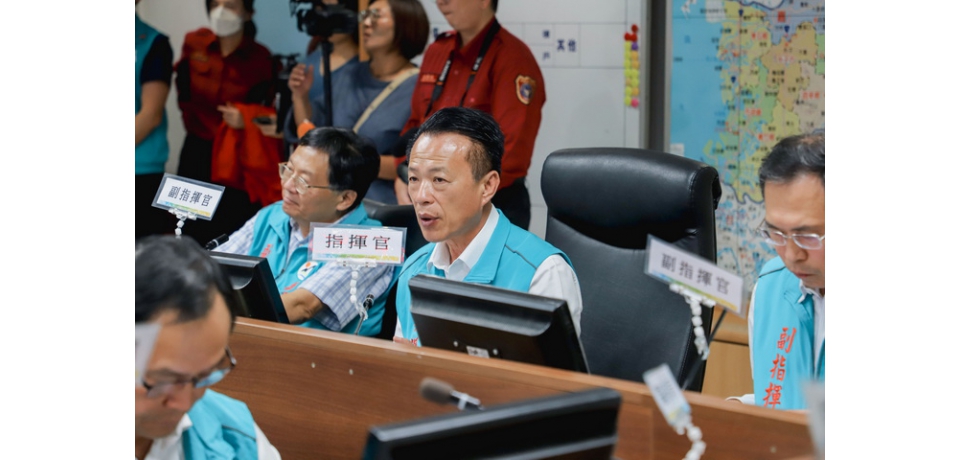 強颱康芮將襲台，嘉義縣災害應變中心二級開設(圖)