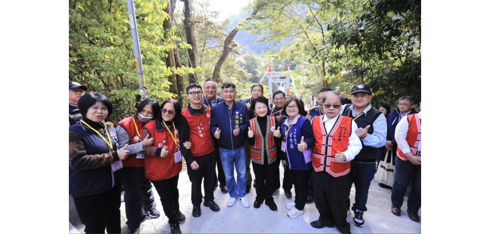 2025「和平專案」啟動  盧秀燕第一站視察裡冷吊橋：感謝民代攜手完善山區建設(圖)