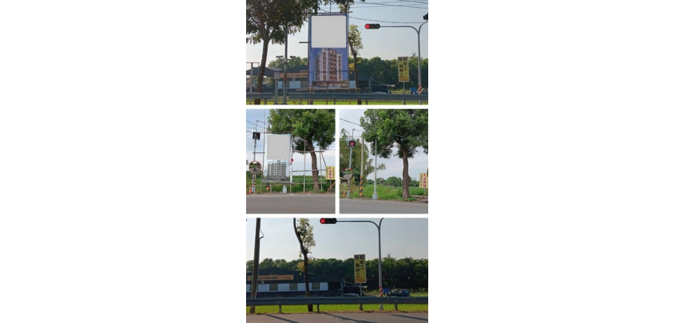 路口遇到礙執行拆除違規大型廣告物　有效降低交通事故(圖)