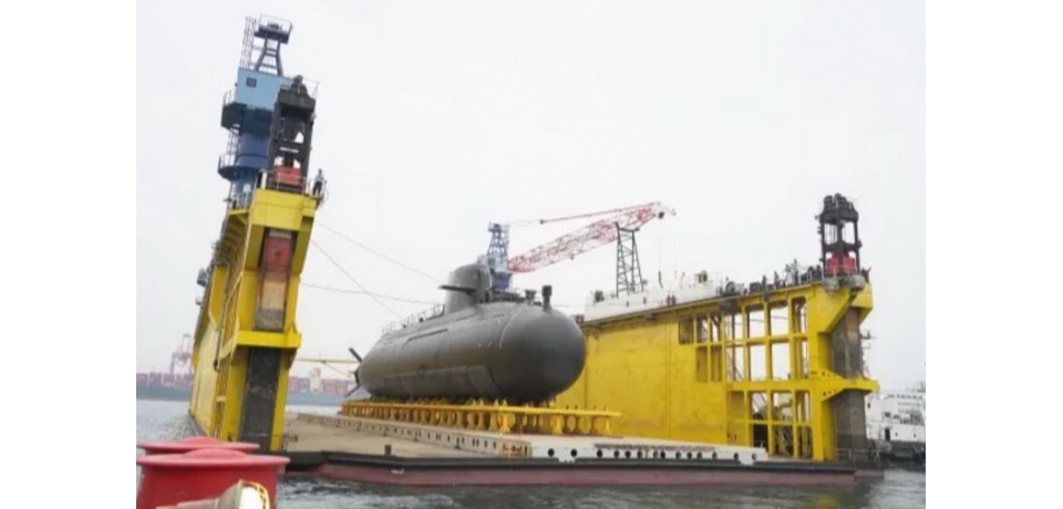 台船：潛艦國造原型艦「海鯤軍艦」將依計畫如期如質於4月起海試 並依約於11月交艦(圖)