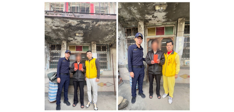 雲林縣斗南警分局東和所警員陳言劼獲八德獎　陳警持續關懷弱勢攜手慈善會送暖(圖)