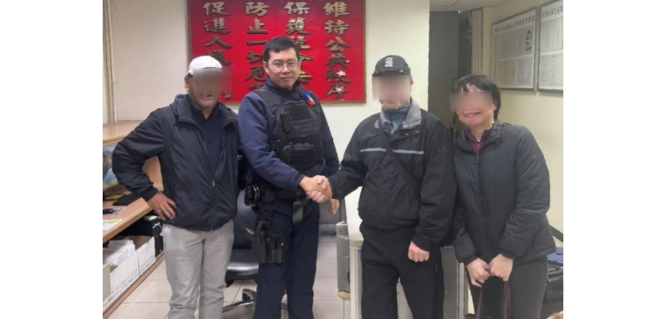 暖警尋機　台北市大同警高效率尋獲遊客手機(圖)
