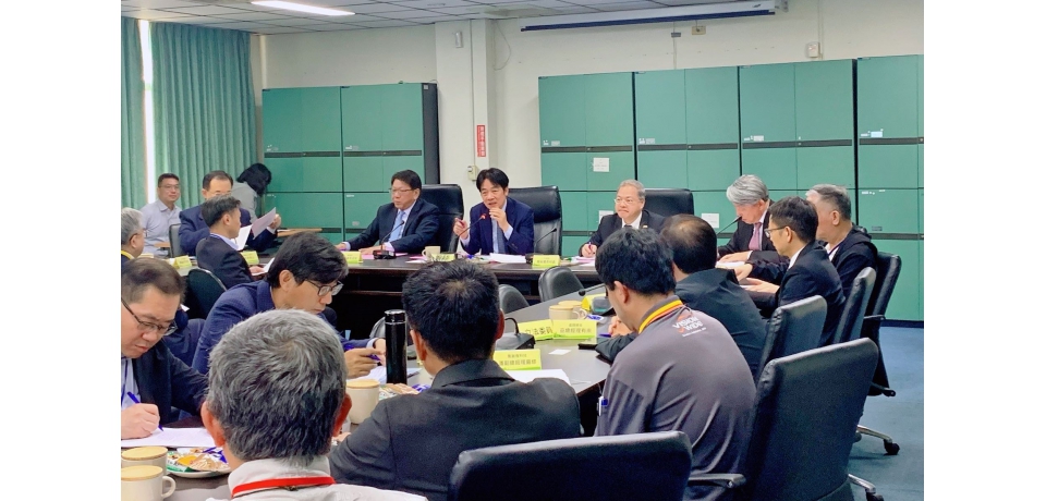 賴清德總統產業傾聽之旅率隊前進臺中 全力協助產業應對美關稅衝擊(圖)