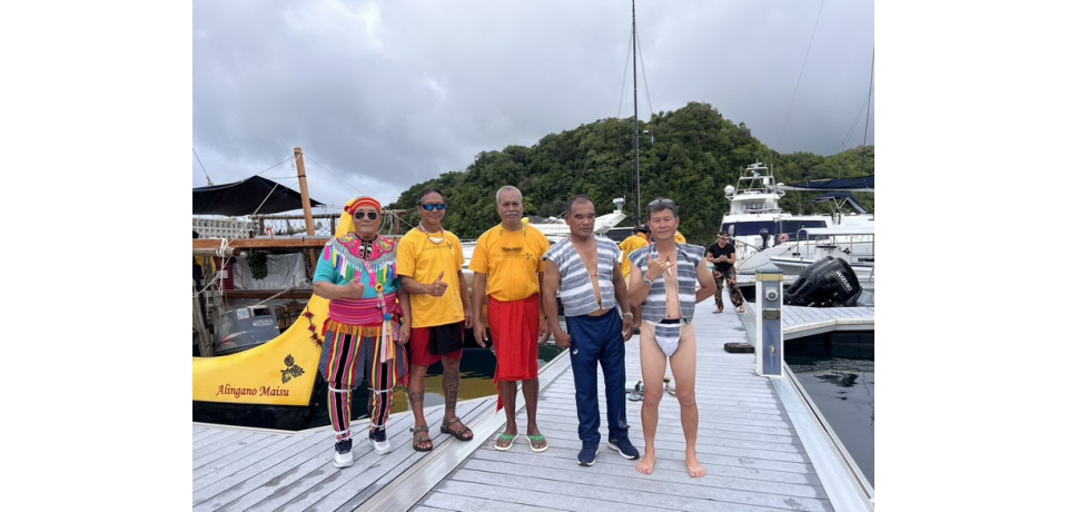 航向母親的島嶼 帛琉國際舟船啟航 海洋委員會聯袂臺東縣政府推動南島傳統舟船國際交流(圖)