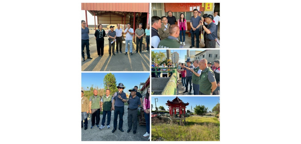 立委劉建國會勘綠美化工程 打造地方社區特色 推動社區綠意生活(圖)