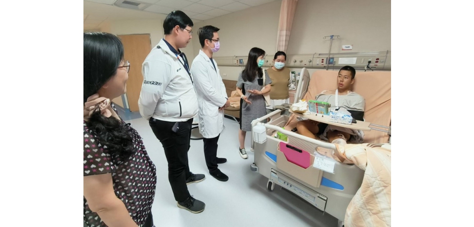 醫療、教育通力合作守護運動員安全 高醫岡山醫院協助全中運受傷選手完成手術(圖)