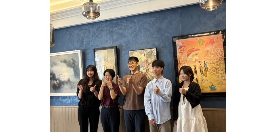 台南大學四位大學生《不安幻境》 膠彩創作聯展 即日起在帕莎蒂娜餐廳璀燦登場(圖)