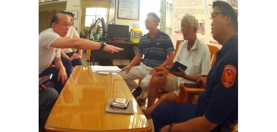 草屯警、金融、地政阻詐一條龍！共勸老翁識騙局(圖)