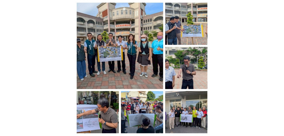 立委劉建國力邀國土署長會勘雲林道路工程 誓言打造安全步行環境(圖)