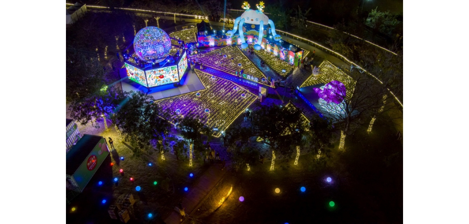 南投燈會「流光藝彩燈區」勇奪義大利設計白金獎 端午移展南投巧咖節(圖)
