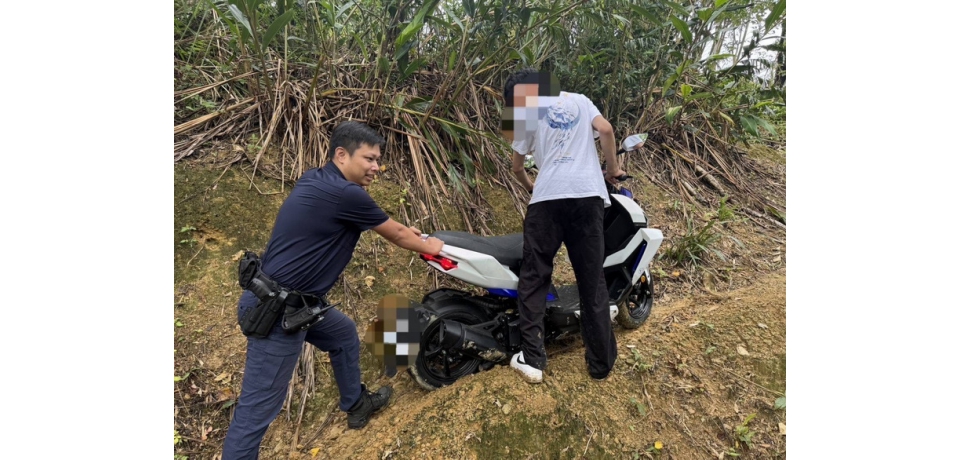 迷途山林困泥地 北市文山一分局暖警協助脫困展現人間溫情(圖)