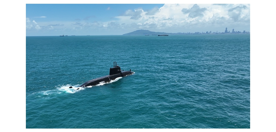 台灣國際造船股份有限公司  「海鯤軍艦」首次浮航海試順利完成(圖)