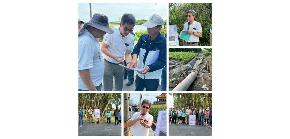 劉建國立委爭取農水路改善經費2800萬元 與農水署及地方民代前進四湖、台西、褒忠召開施工說明會(圖)