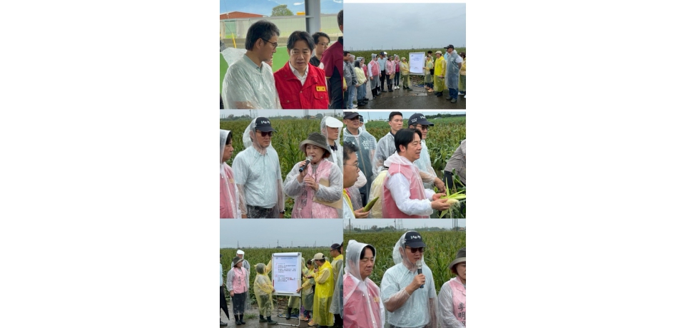 賴清德總統到雲林勘災　立委劉建國為農民發聲：大面積、普遍性受損免會勘(圖)