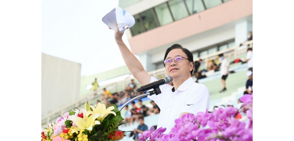 114年桃園市運動會開幕　市長張善政勉勵選手超越自我、為桃園爭光(圖)