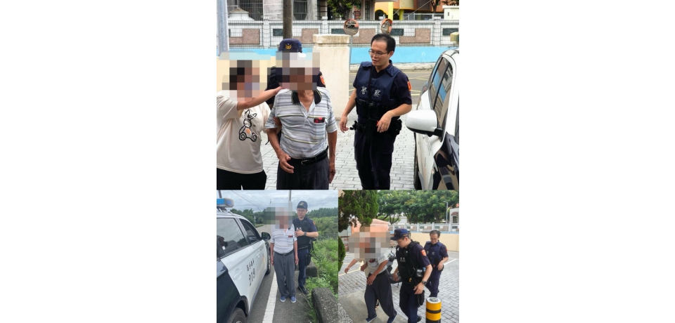 雲林縣斗南警迅速出擊 　助失智翁一家團圓(圖)