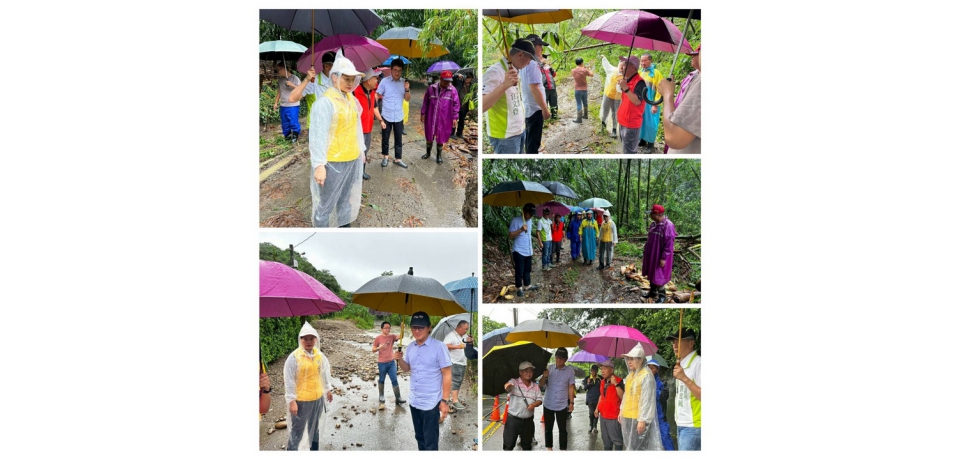 連日大雨重創林內山區 道路坍塌成孤島 立委劉建國籲中央加速經費支援修復(圖)