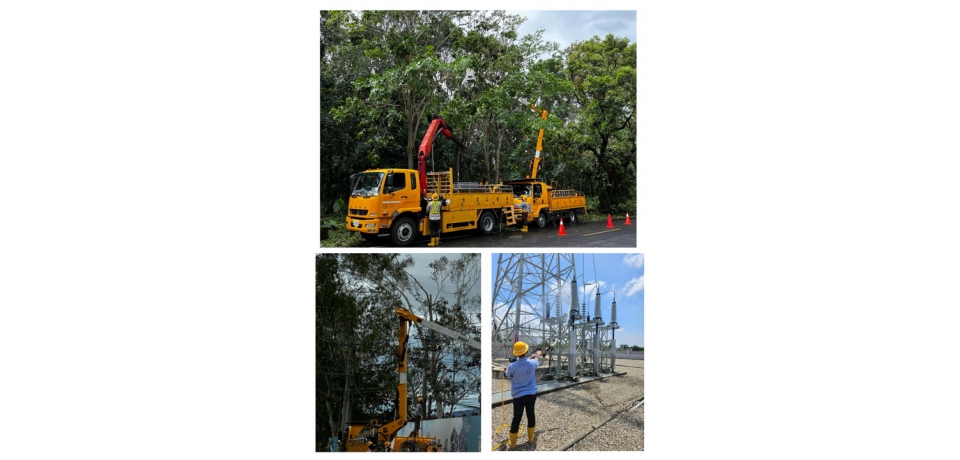 楊柳颱風逼進 台電雲林區處全力戒備應戰(圖)