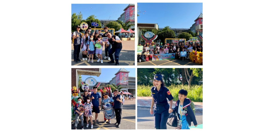 雲林縣提前迎開學　斗南警分局護童不鬆懈(圖)