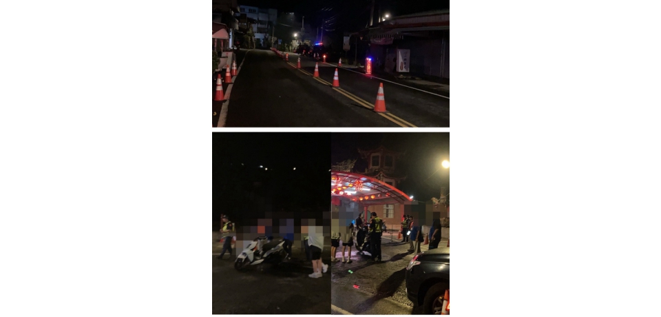 雲林縣斗南警加強稽查改裝噪音車  讓民眾一夜好眠　(圖)