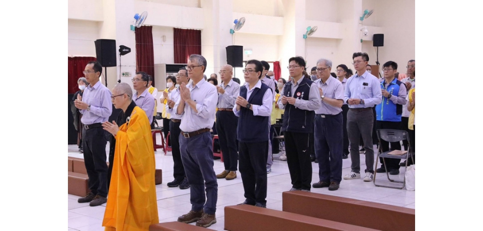 中油大林煉油廠 中元普渡祈福法會 祈求工場運作順利 同仁安康(圖)