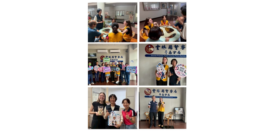 外籍天使Maria 降臨斗南警分局 化身最美防詐代言人 打造國際友善反詐新風貌(圖)