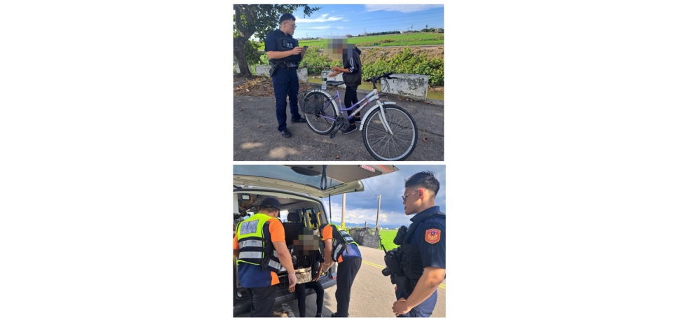 老婦中暑瑟縮路旁　斗南警協助護送返家(圖)