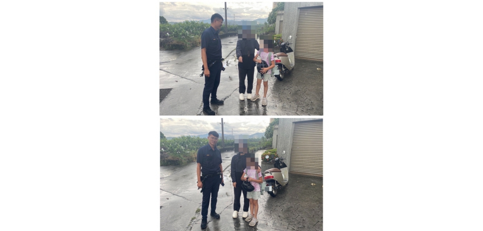 小女童貪玩未歸家長心急報案 斗南警火速尋回(圖)