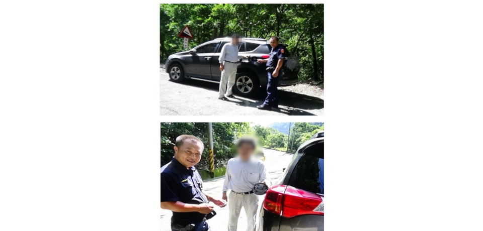 出遊沒油卡山區　斗南警暖心送油救援(圖)