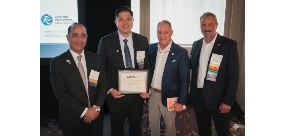 台灣醫療站上國際 小港醫院微創肋骨骨折團隊取得 CWIS 亞洲首家合作認證(圖)