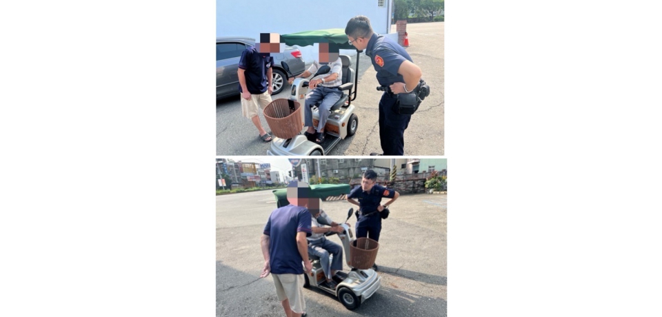 關心失智長者　新光警主動伸援助返家(圖)